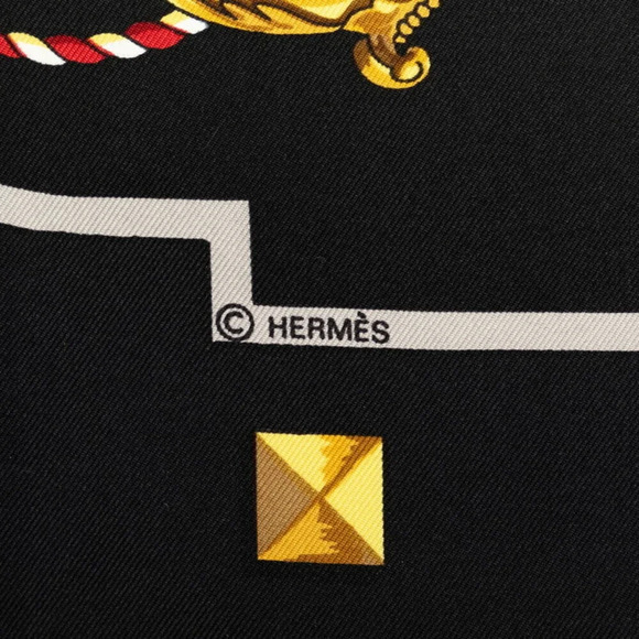 Authentic Hermes Carré Les Cles Silk Scarf - Picture 3 of 5